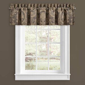 Five Queens Court New York Neapolitan Window Straight Valance 88" x 15" New